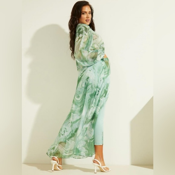 Guess Sheer Maxi Dress. Size Small. - Picture 8 of 10